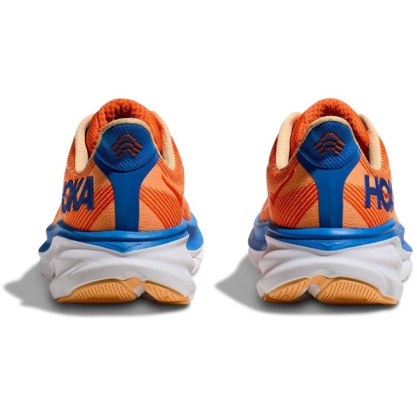 Hoka Clifton 9 - Mens Running Shoes - Vibrant Orange/Impala