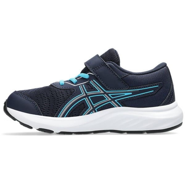 Asics Contend 9 PS - Kids Running Shoes - Midnight/White