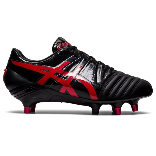 Asics Gel-Lethal Tight Five - Mens Rugby Shoes - Black/Classic Red | RunDNA