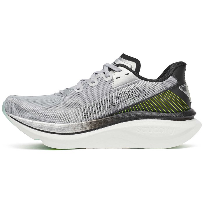 Saucony Endorphin Azura - Mens Running Shoes - Silver/Black