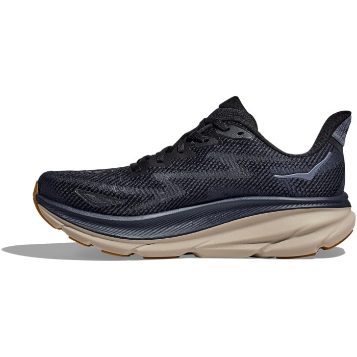 Hoka Clifton 9 - Mens Running Shoes - Black/Varsity Navy