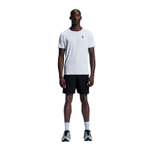 On Running Performance-T Mens Running T-Shirt - White/Silver