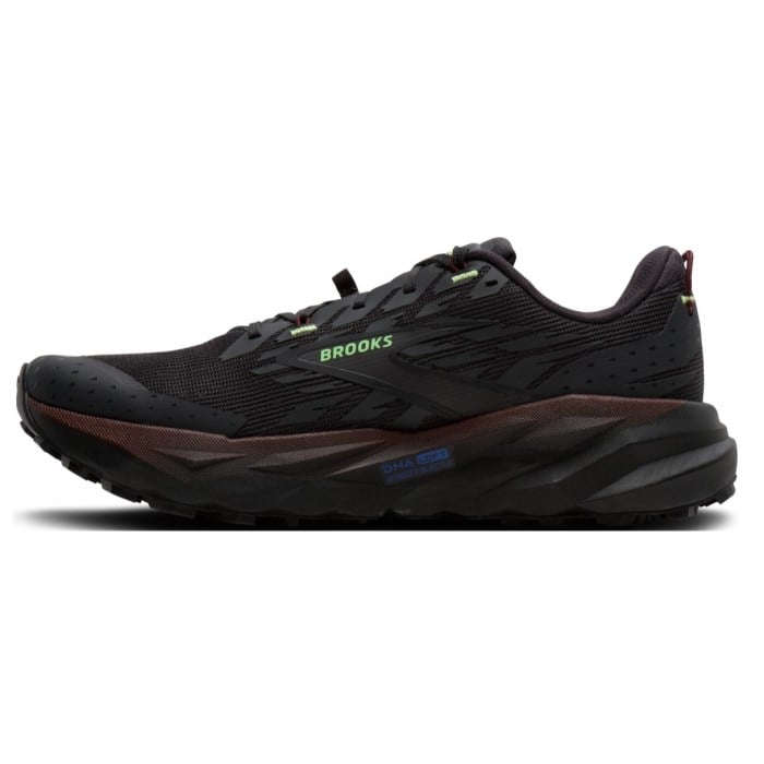 Brooks Cascadia 19 - Mens Trail Running Shoes - Phantom/Rum Raisin/Green - image 4