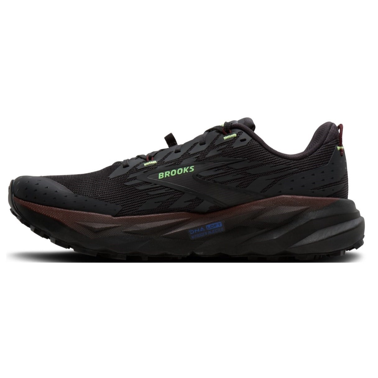 Brooks Cascadia 19 - Mens Trail Running Shoes - Phantom/Rum Raisin/Green - image 4