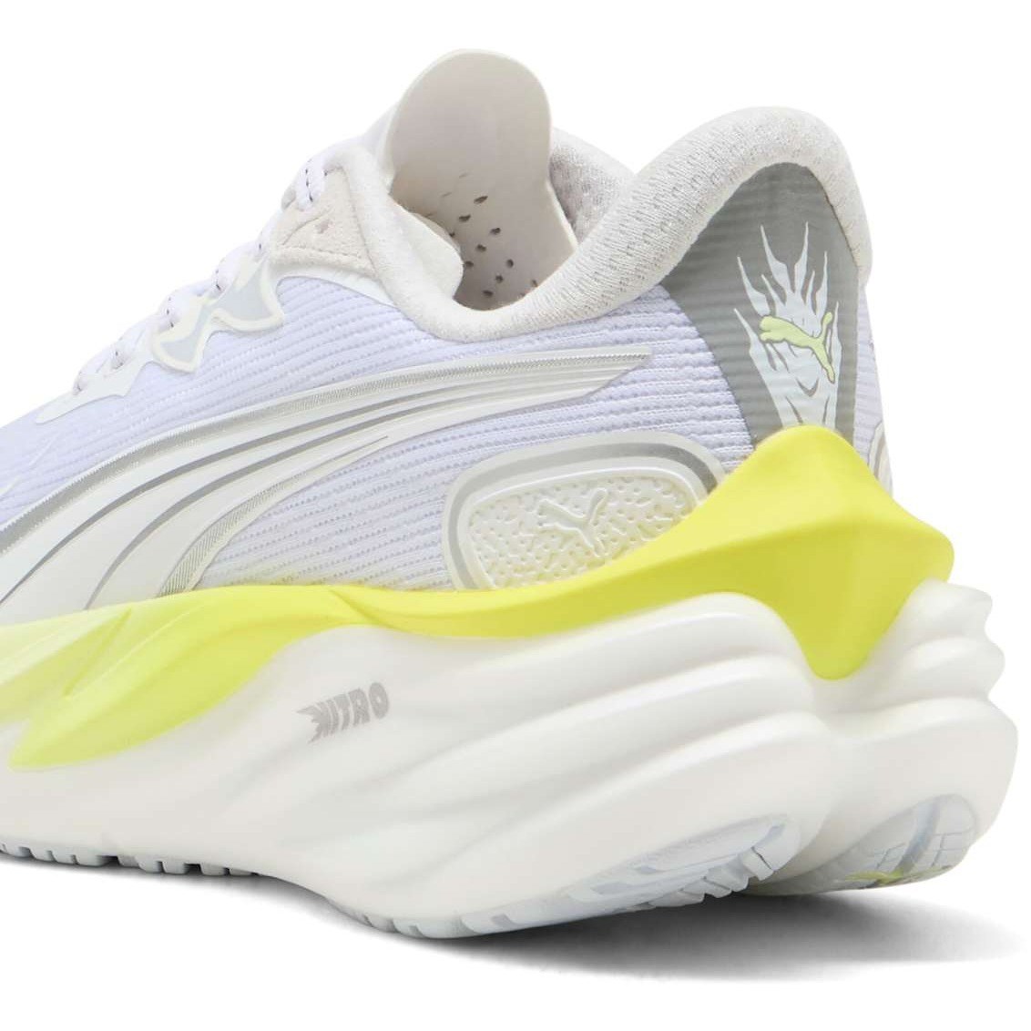 Puma Velocity Nitro 4 - Womens Running Shoes - Puma White/Apple Spritz