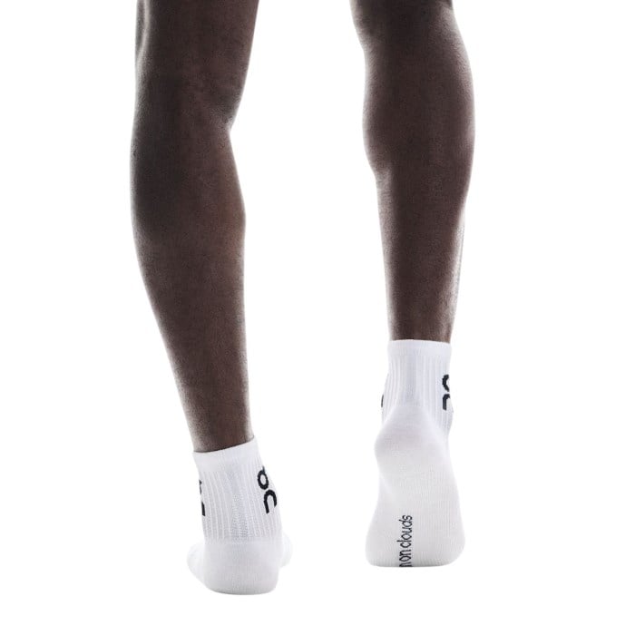 On Everyday Logo Sock Mid - 3 Pack - White