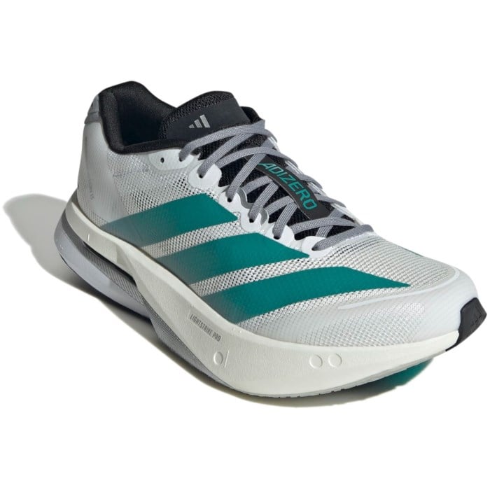 Adidas Adizero Boston 13 - Womens Running Shoes - Cloud White/Pure Teal/Grey