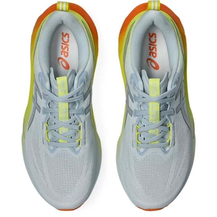 Asics Novablast 5 - Mens Running Shoes - Sky/Lemon Spark