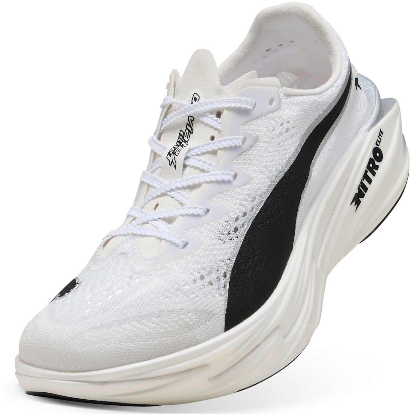 Puma Deviate Nitro Elite 4 - Womens Running Shoes - Puma White/Puma Black