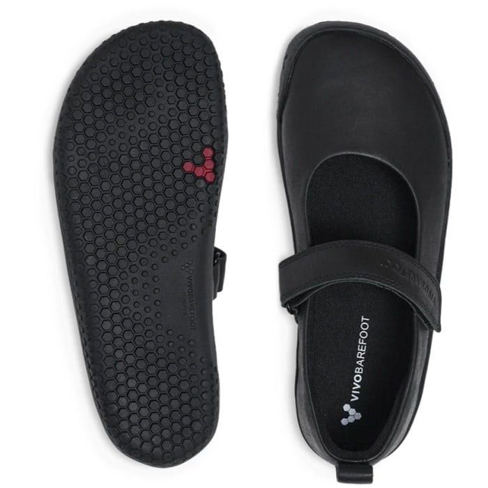 Vivobarefoot Wyn School Juniors - Kids School Shoes - Obsidian