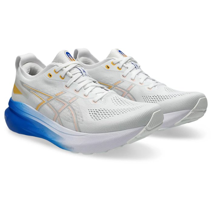 Asics Gel Kayano 31 - Mens Running Shoes - White/Breeze