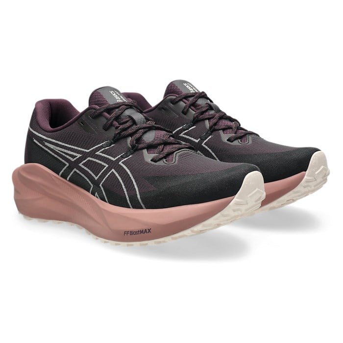 Asics Blazeblast - Womens Trail Running Shoes - Dark Aubergine/Rose Dust - image 6