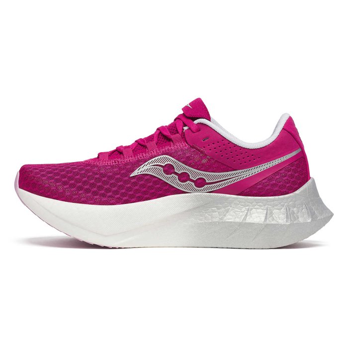 Saucony Endorphin Pro 4 - Womens Road Racing Shoes - Magenta
