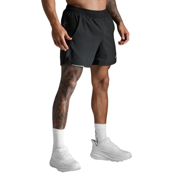 2XU Aero 5 Inch Mens Running Shorts - Jupiter/Ember