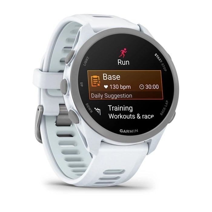 Garmin Forerunner 170 Music GPS Smartwatch - Whitestone/Cloud Blue - image 3