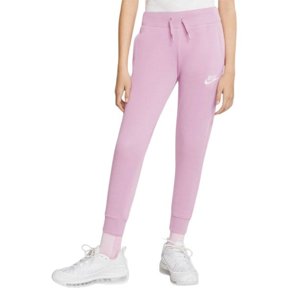 Nike Sportswear Kids Girls Track Pants - Arctic Pink/White