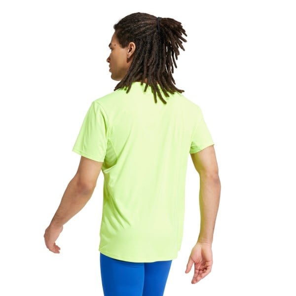 Adidas Adizero Essentials Running T-Shirt - Mens - Lucid Lemon
