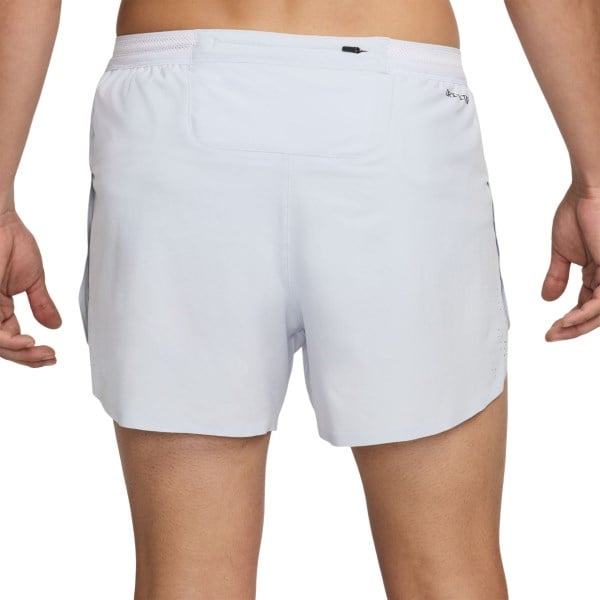Nike AeroSwift ADV 4 Inch Brief-Lined Mens Running Shorts - Football Grey/Dark Obsidian