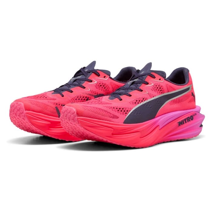 Puma Deviate Nitro Elite 4 Hyrox - Womens Running Shoes - Pure Pink/Electric Orchid/Deep Plum