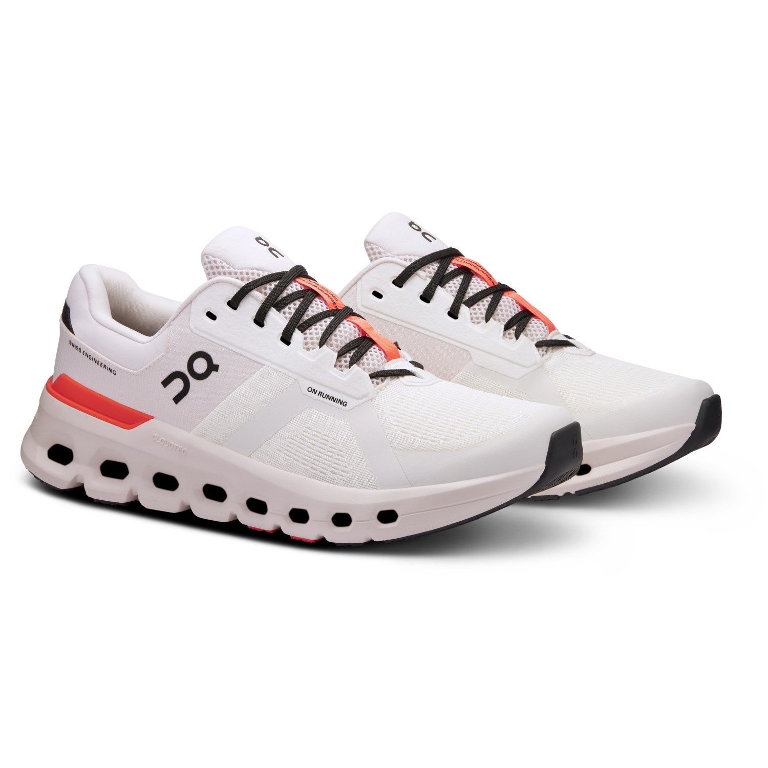 On Cloudrunner 2 - Mens Running Shoes - White/Sand