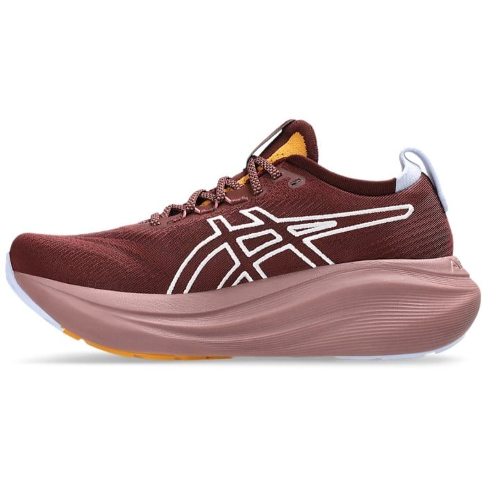 Asics Gel Nimbus 27 TR - Womens Trail Running Shoes - Nature Bathing/Dark Red Planet