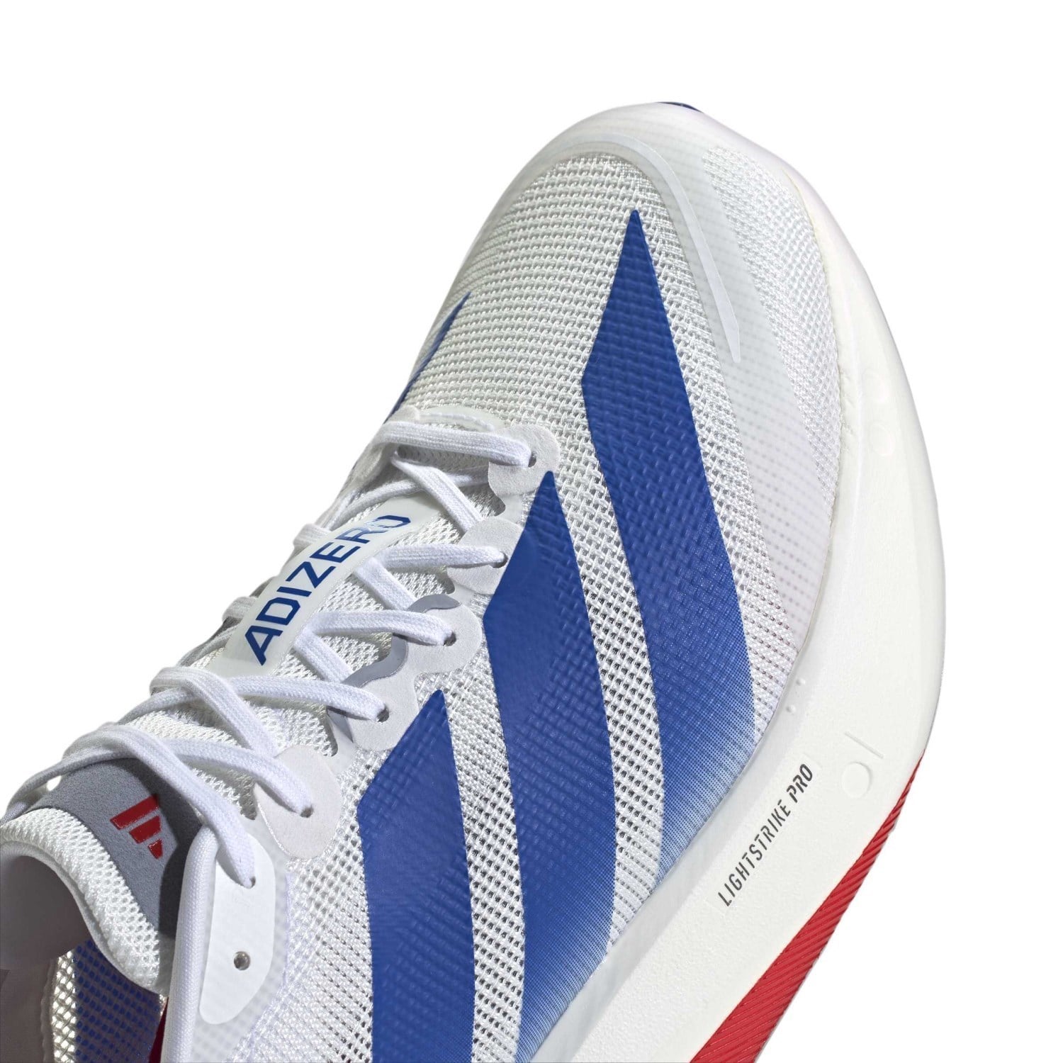 adidas Adizero Boston 13 - Mens Running Shoes - Cloud White/Team Royal Blue/Halo Silver