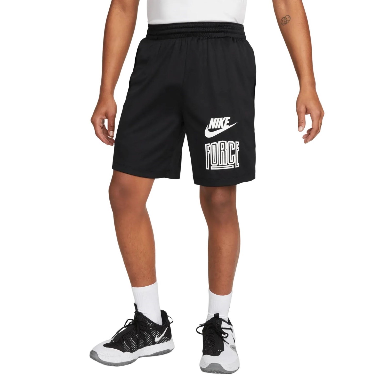Nike Dri-Fit Starting 5 Mens Basketball Shorts - Black/White