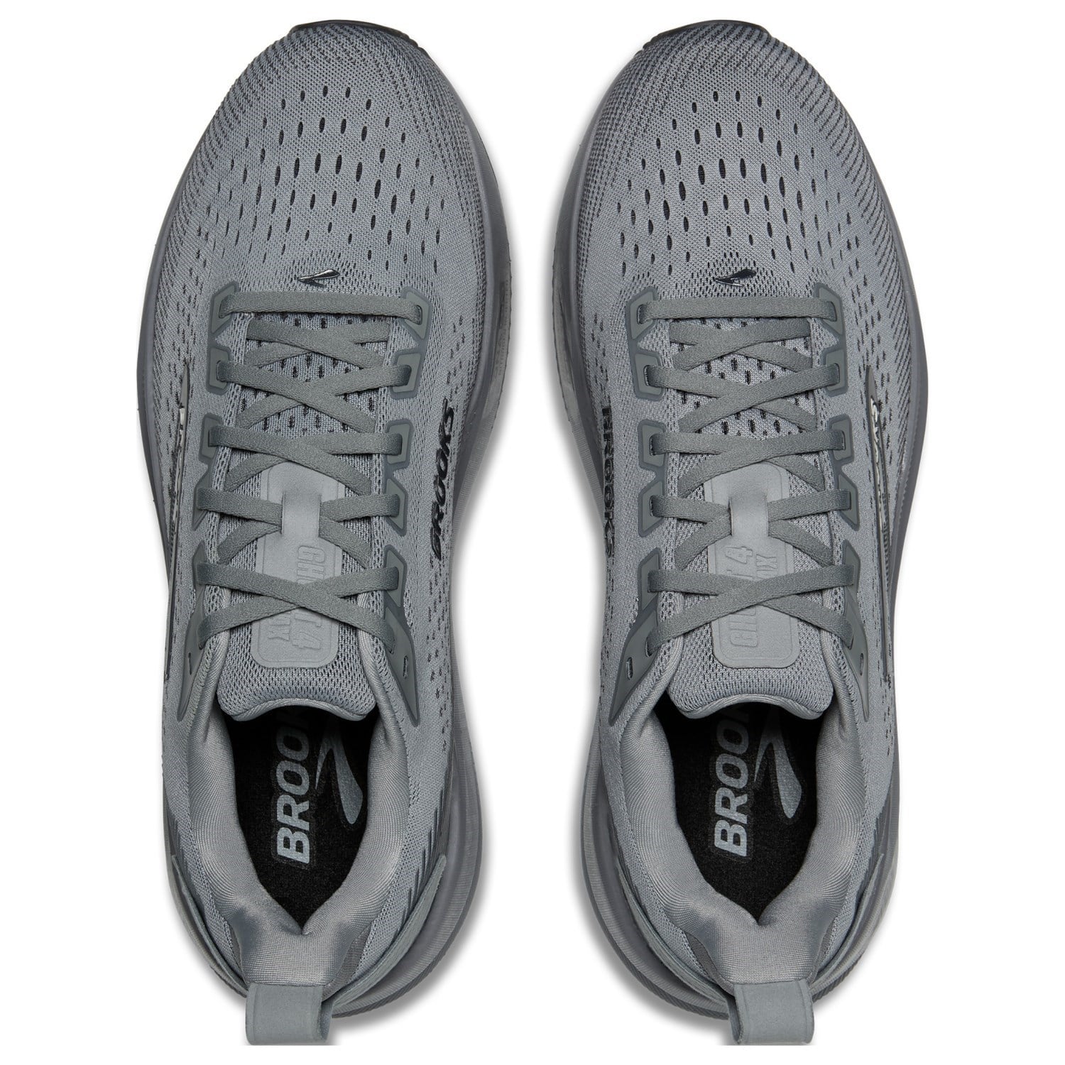 Brooks Ghost Max 4 - Mens Running Shoes - Grey/Grey/Ebony - image 5