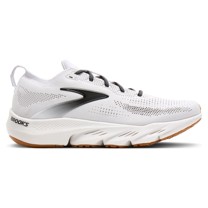 Brooks Glycerin Flex - Mens Running Shoes - White/Black/Gum