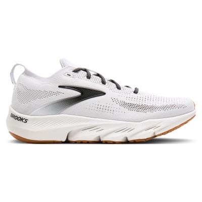 Brooks Glycerin Flex - Mens Running Shoes - White/Black/Gum