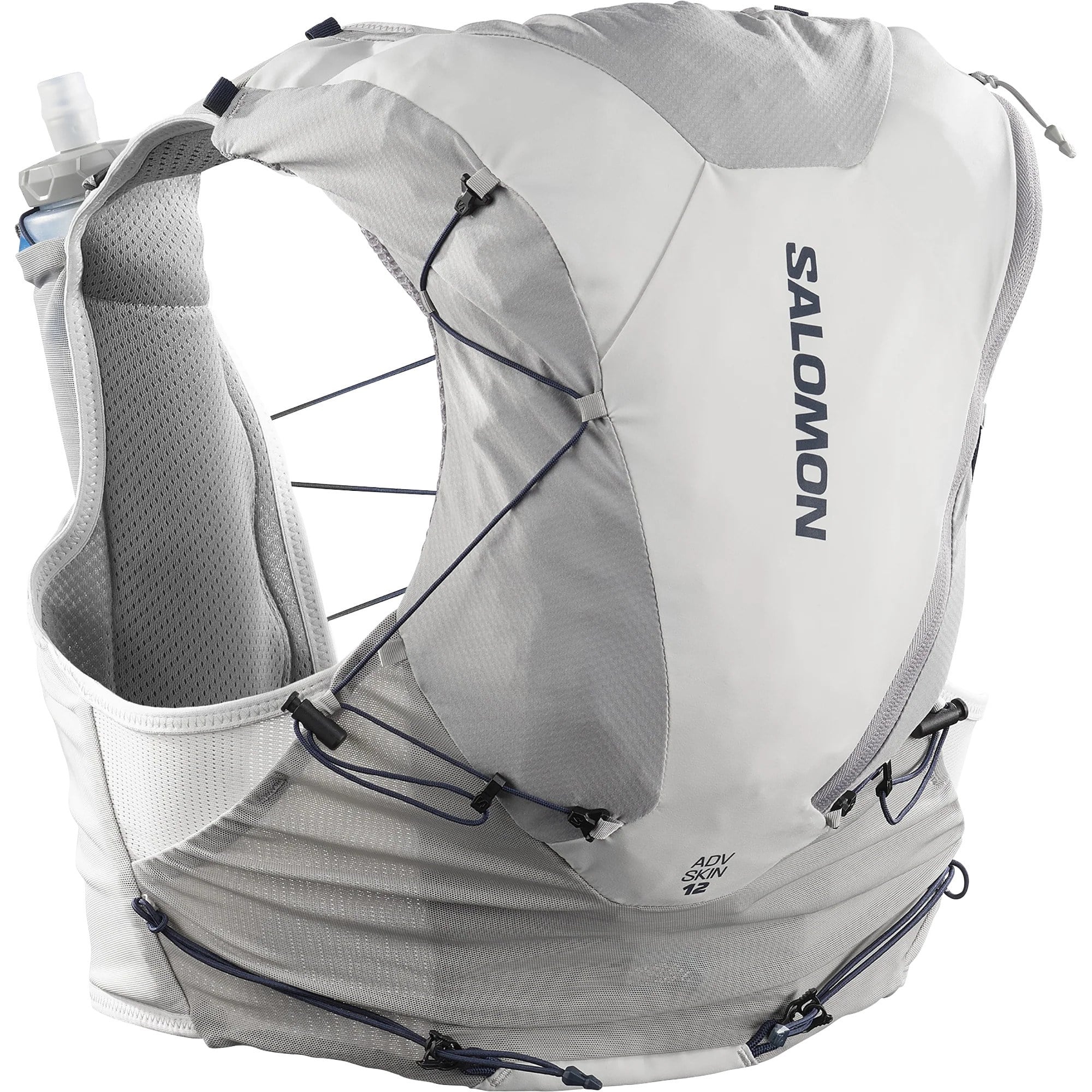 Salomon ADV Skin 12 Set Unisex Trail Running Vest With Flasks - Alloy/Gray Violet/Spellbound