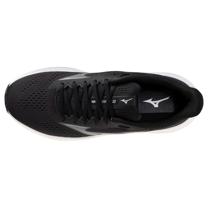 Mizuno Wave Inspire 22 - Mens Running Shoes - Black/Quiet Shade - image 3