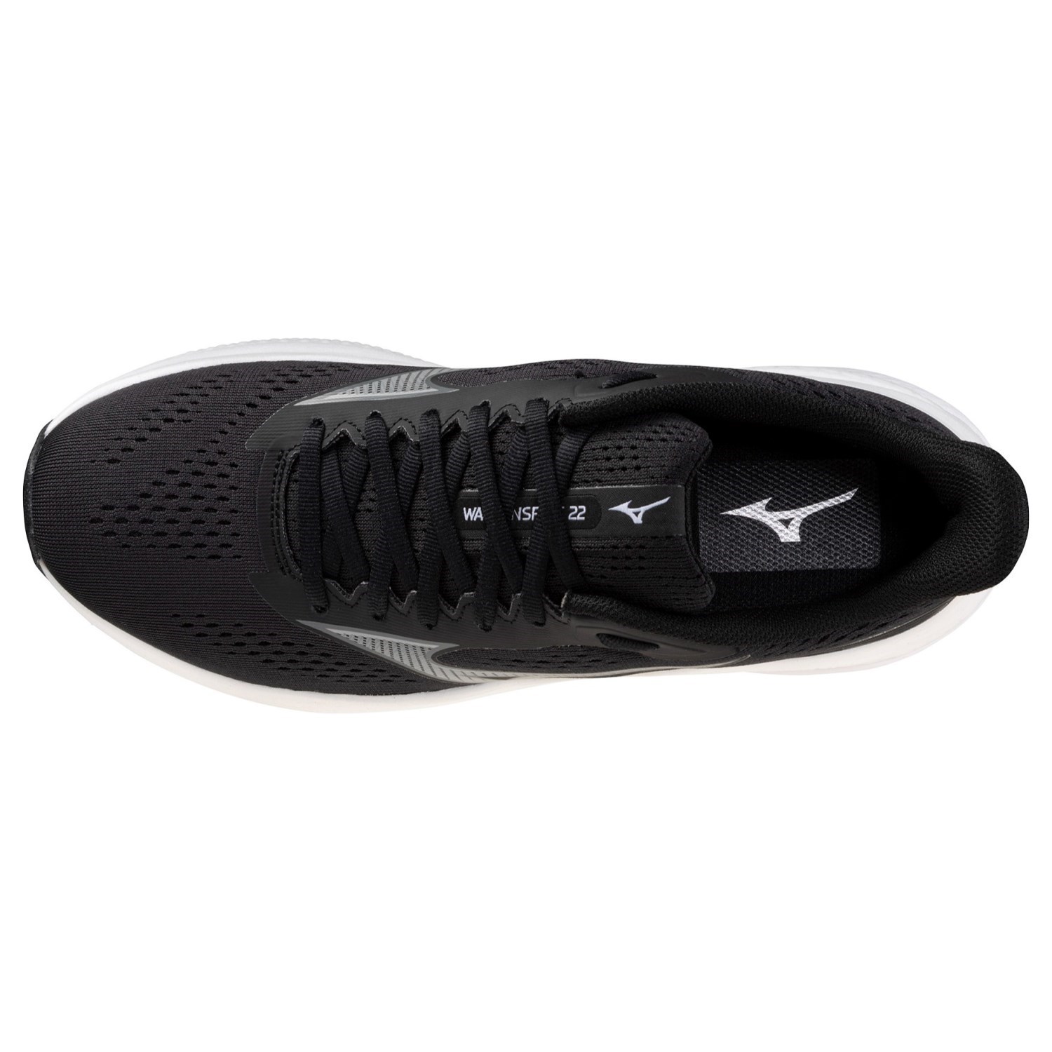 Mizuno Wave Inspire 22 - Mens Running Shoes - Black/Quiet Shade - image 3