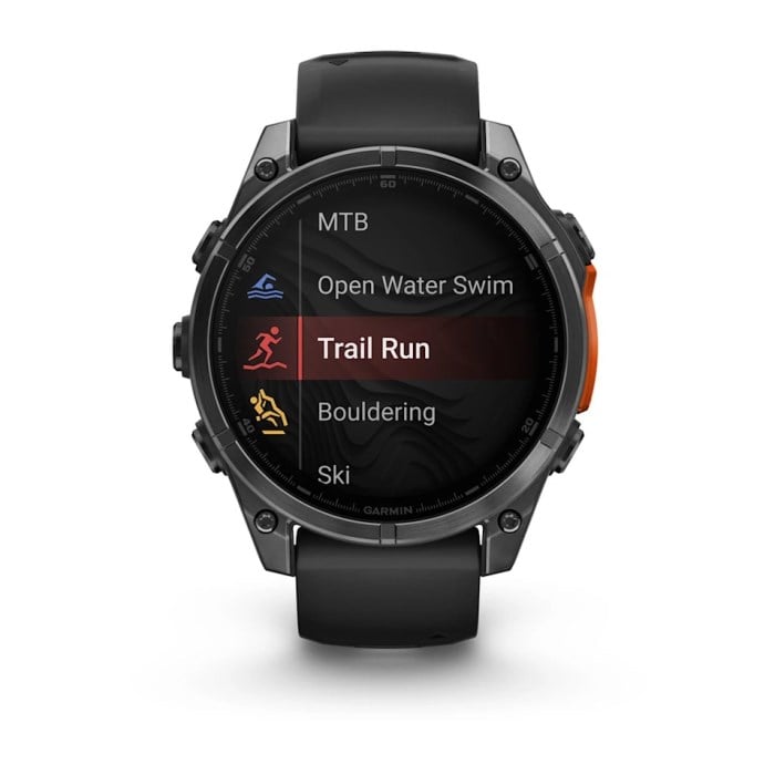 Garmin Fenix 8 47mm Premium Multisport Watch - Slate Gray/Black Silicone Band - image 11