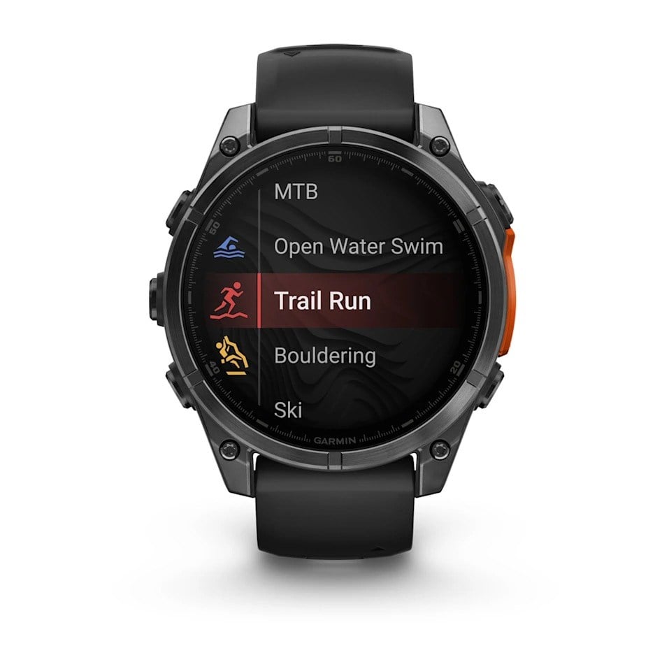 Garmin Fenix 8 47mm Premium Multisport Watch - Slate Gray/Black Silicone Band - image 11
