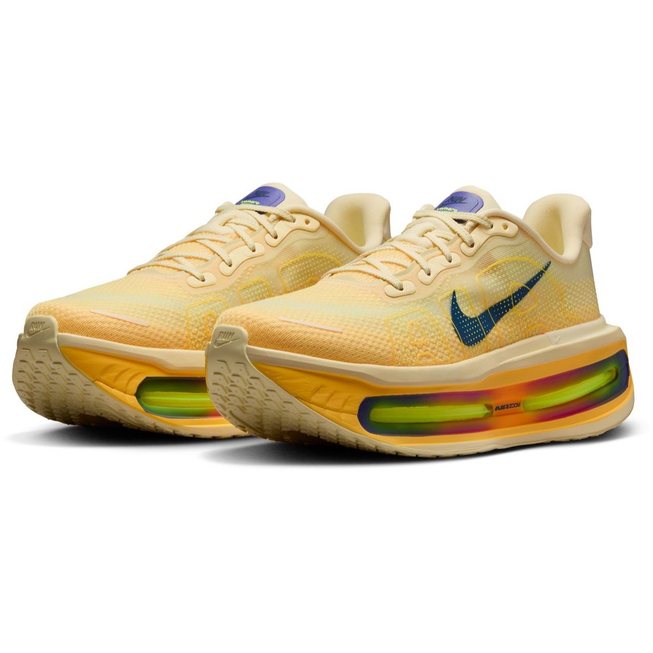 Nike Vomero Premium - Mens Running Shoes - Alabaster/Blue Void/Citron Pulse