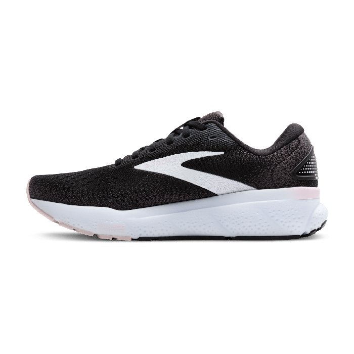 Brooks Ghost 16 - Womens Running Shoes - Black/White/Orchid Ice