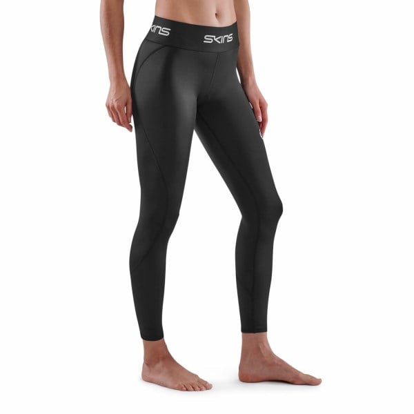 Skins Series-1 Womens 7/8 Compression Tights - Black