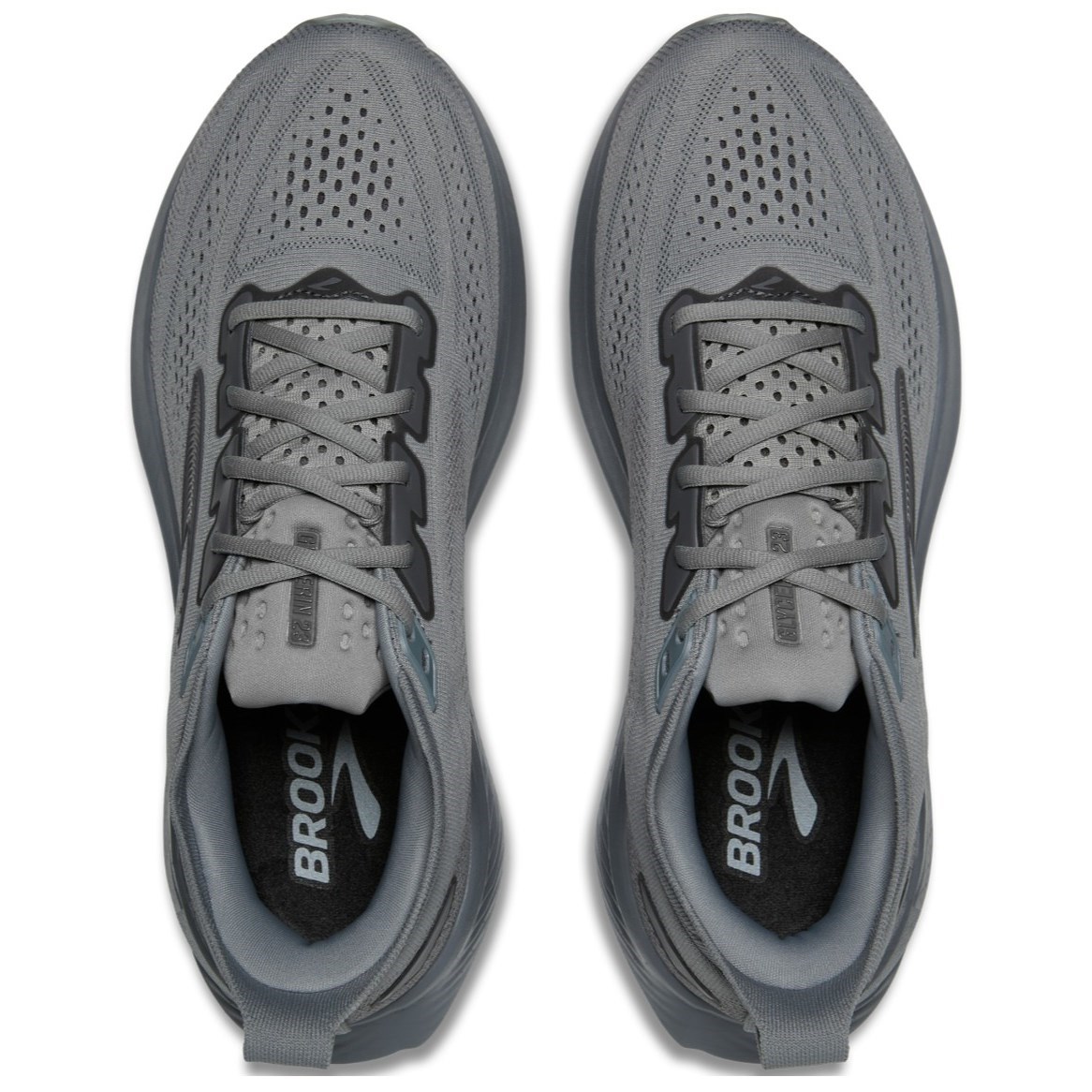 Brooks Glycerin 23 - Mens Running Shoes - Grey/Blackened Pearl
