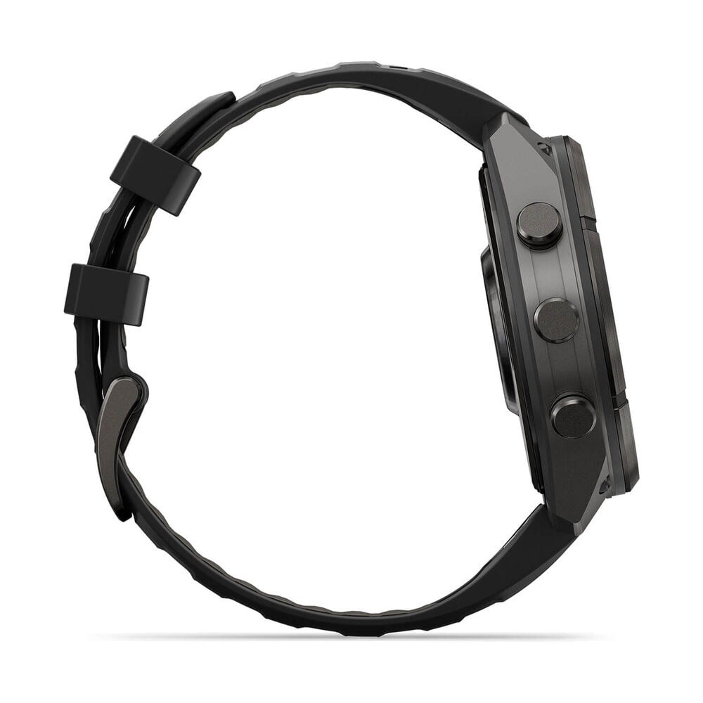 Garmin Fenix 9 47mm GPS Premium Multisport Smartwatch - Carbon Grey/Black Silicone Band - image 2