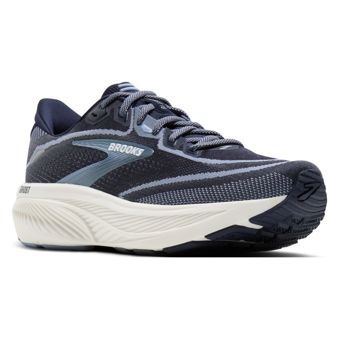 Brooks Ghost 18 - Womens Running Shoes - Navy/Rain Washed/Coconut - image 6