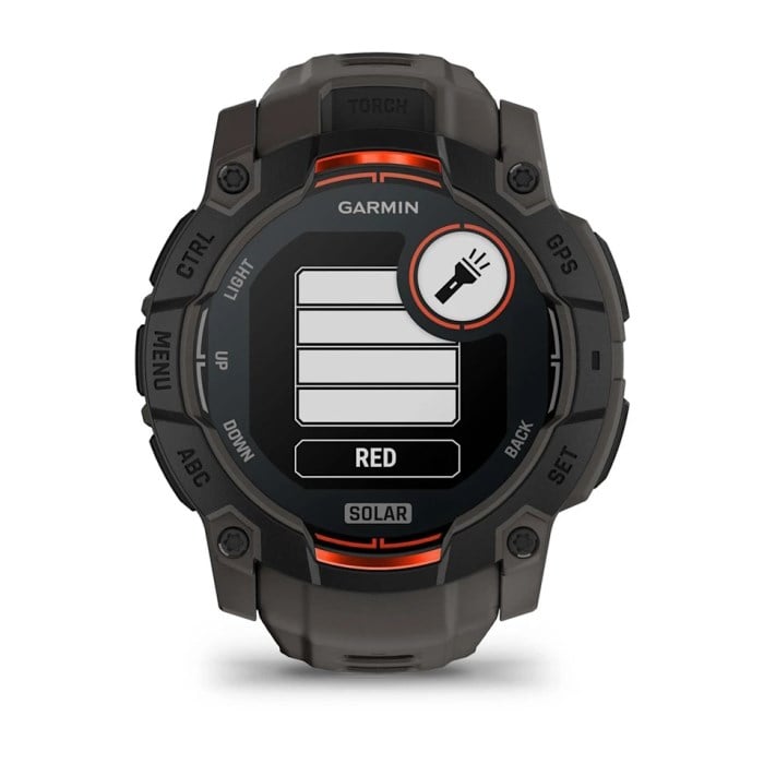 Garmin Instinct 3 50mm SOLAR Rugged GPS Smartwatch - Black/Charcoal