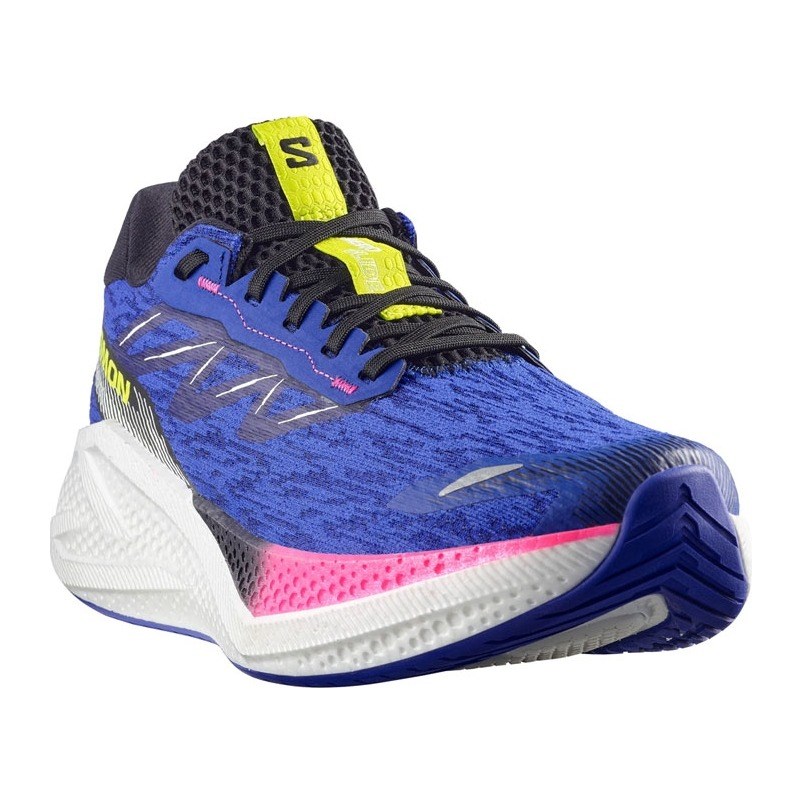 Salomon Aero Glide 4 - Mens Running Shoes - Bluing/White/Black