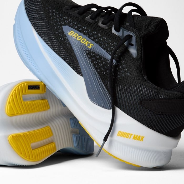 Brooks Ghost Max 4 - Mens Running Shoes - Black/Folkstone/Open - image 7