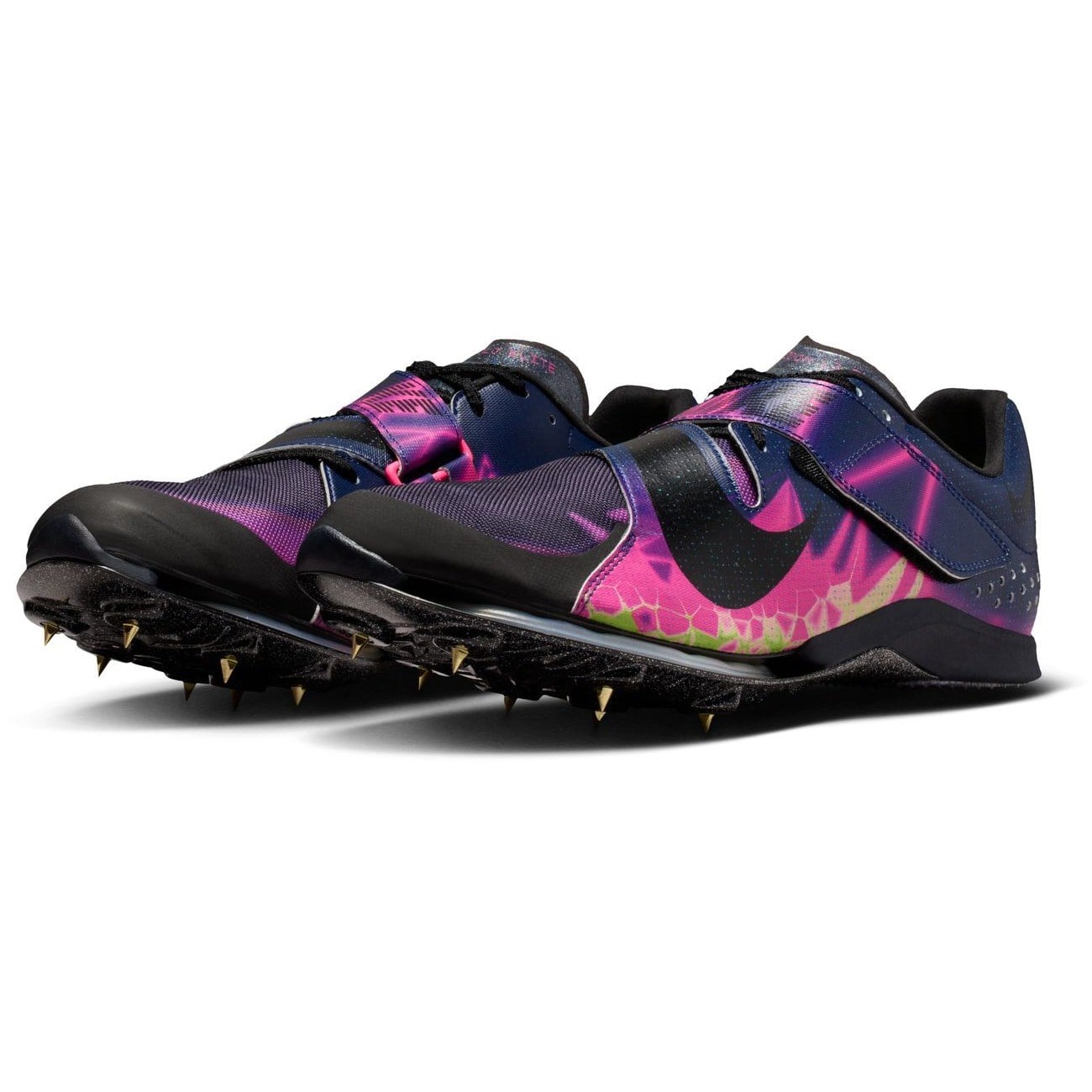 Nike Long Jump Elite GLAM - Unisex Jumping Spikes - Pink Blast/Black/Blue Void