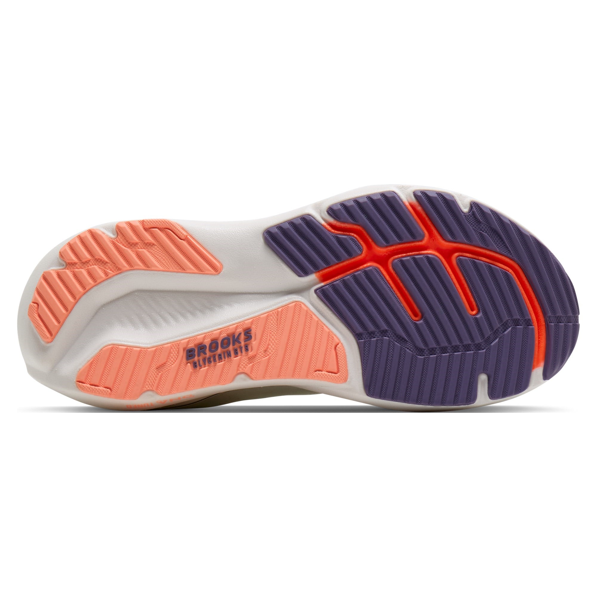 Brooks Glycerin GTS 23 - Womens Running Shoes - White/Mulled Grape/Clear - image 6