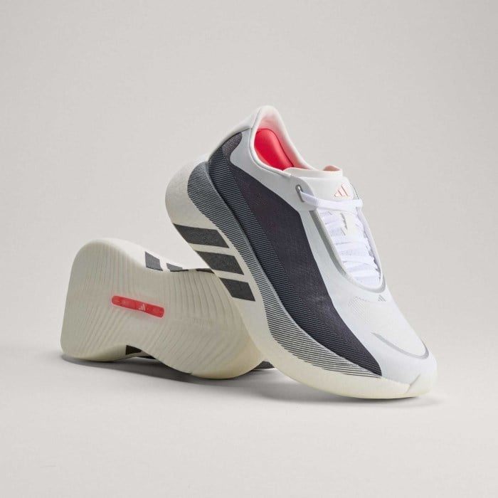 adidas Hyperboost Edge - Mens Running Shoes - Footwear White/Aurora Onix/Solar Turbo - image 7
