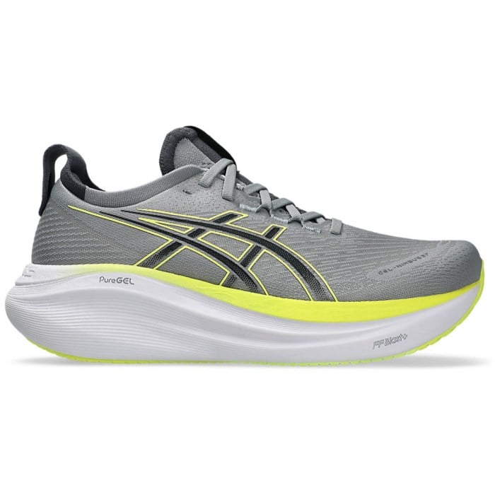 Asics Gel Nimbus 27 - Mens Running Shoes - Gravel/Carrier Grey
