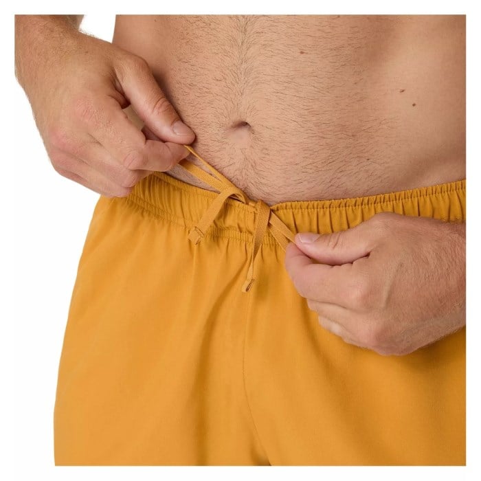 Asics Silver 5 Inch Mens Running Shorts - Sandstorm