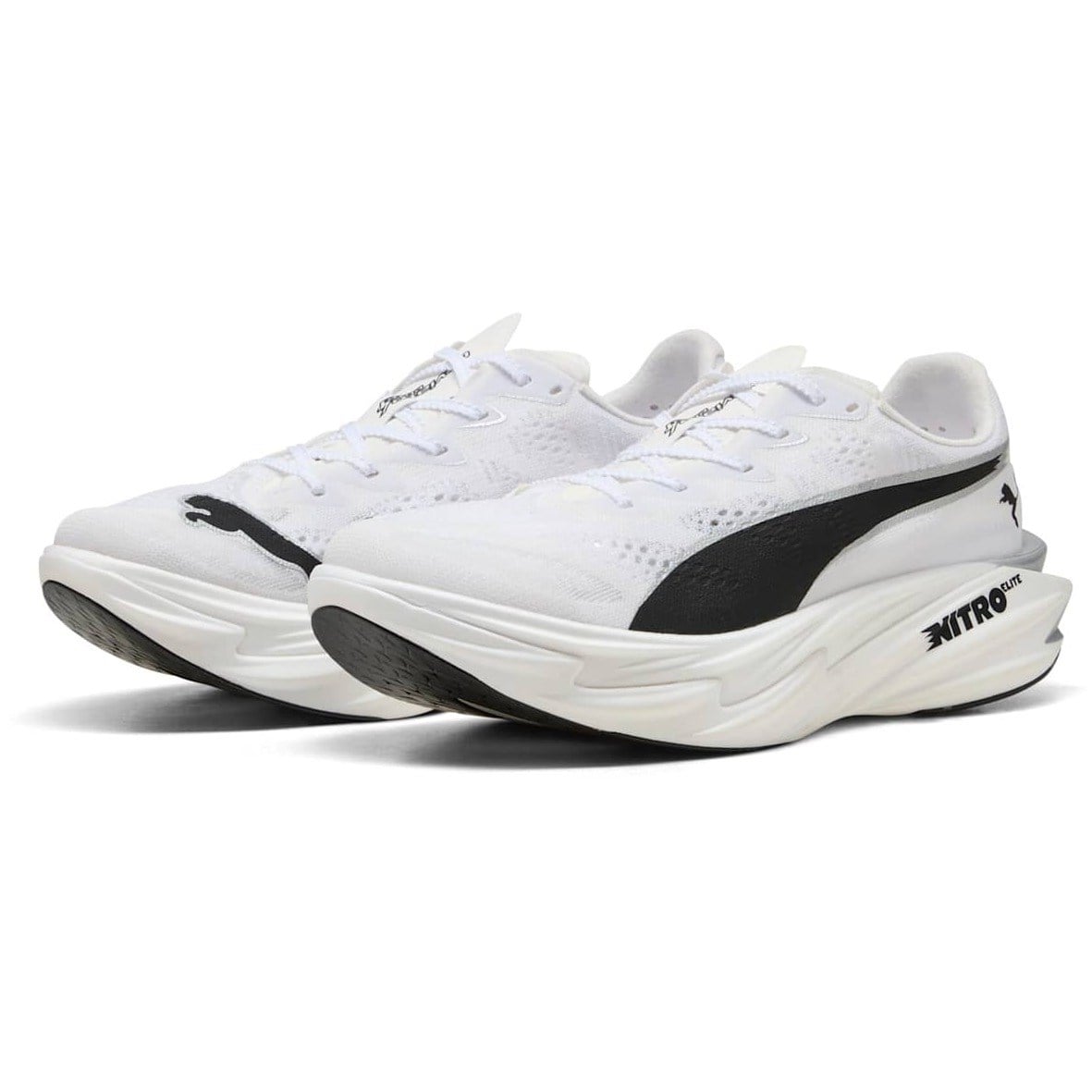 Puma Deviate Nitro Elite 4 - Womens Running Shoes - Puma White/Puma Black
